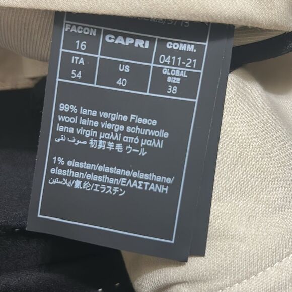 Michael Coal Wool Blend Black Pants(Size 40) - Picture 11 of 12